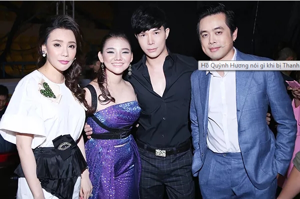 C&ocirc; tr&ograve; Hồ Quỳnh Hương b&ecirc;n cố vấn Nathan Lee v&agrave; gi&aacute;m khảo Dương Khắc Linh