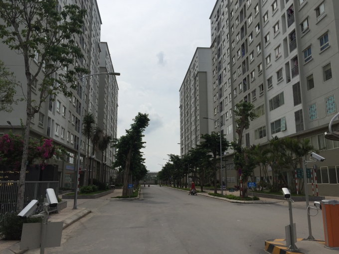 Kios thương mại 2 tầng tại Ecohome được khai th&aacute;c kinh doanh hiệu quả.