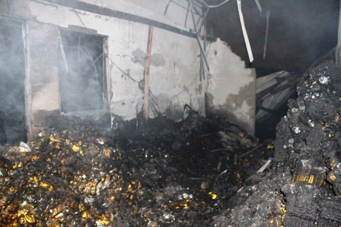 Nhiều t&agrave;i sản bị thi&ecirc;u rụi.