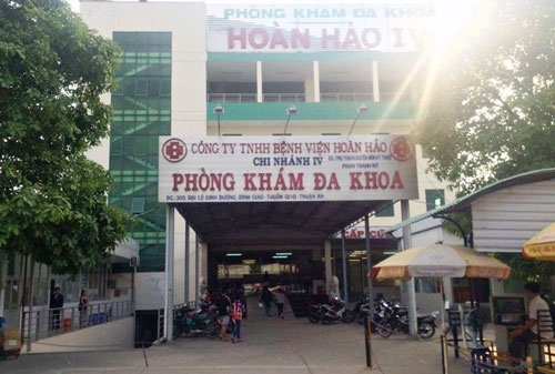 Ph&ograve;ng kh&aacute;m Ho&agrave;n Hảo 4 xảy ra vụ việc.