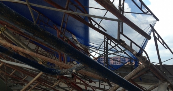 TP HCM: Sập giàn giáo khiến 3 người bị thương tại chung cư Dream Home Luxury Gò Vấp