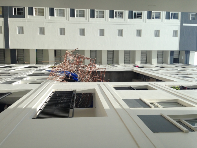 TP HCM: S&acirc;̣p giàn giáo khiến 3 người bị thương tại chung cư Dream Home Luxury Gò V&acirc;́p