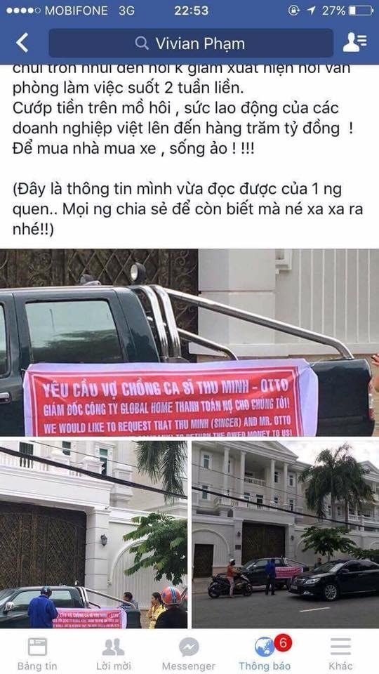 N&oacute;ng: Thu Minh bị tố c&ugrave;ng chồng T&acirc;y lừa đảo, quỵt tiền doanh nghiệp