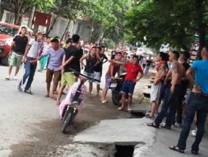 Vụ truy s&aacute;t kinh ho&agrave;ng xảy ra&nbsp;ng&agrave;y 7/6, tại phường &Acirc;u Cơ, thị x&atilde; Ph&uacute; Thọ