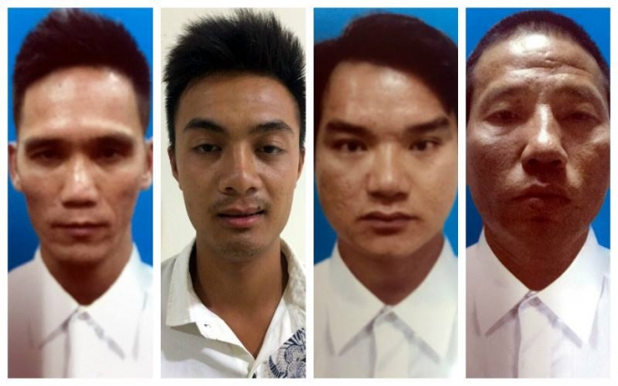 C&aacute;c đố tượng tại Cơ quan điều tra &nbsp;C&ocirc;ng an tỉnh Quang Ninh (Ảnh do C&ocirc;ng an tỉnh Quảng Ninh cung cấp).