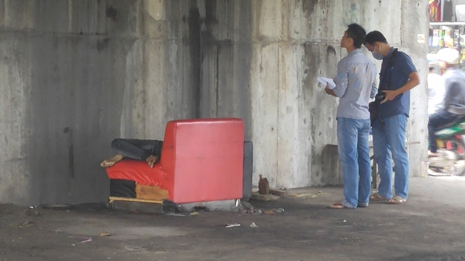 Hiện trường nơi ph&aacute;t hiện thi thể nạn nh&acirc;n