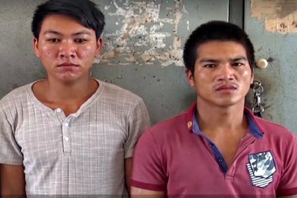 Hai trong số 3 bị c&aacute;o. (Ảnh: b&aacute;o C&ocirc;ng an nh&acirc;n d&acirc;n)