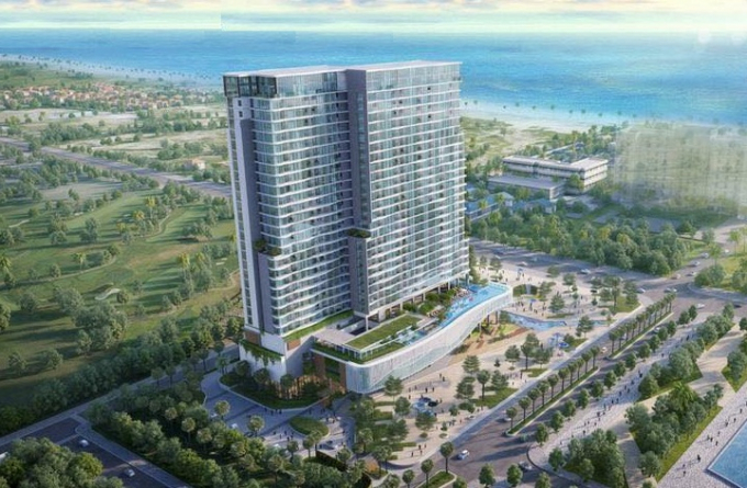 Sẽ c&oacute; hầm chui 9m dưới đường Trường Sa, kết nối hai ph&acirc;n ku của dự &aacute;n của The Empire. Ảnh: Cocobay.