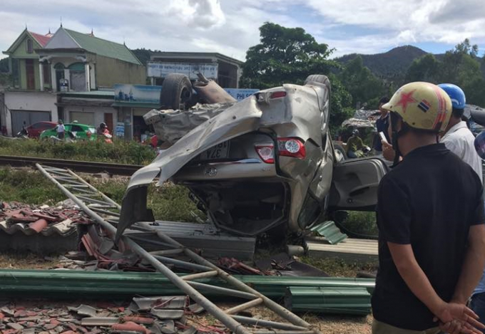 Hiện trường vụ tai nạn (Ảnh atofun)