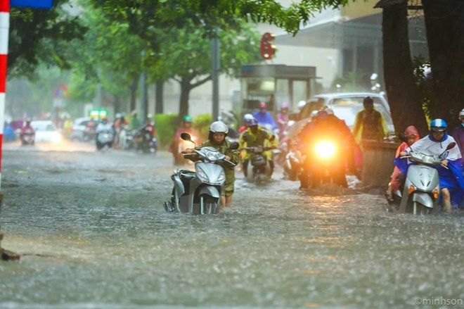 C&aacute;c tỉnh khu vực Bắc Bộ vẫn tiếp tục mưa lớn trong những ng&agrave;y tới. Ảnh: minh họa/ Nguồn: Minh Sơn/TTXVN