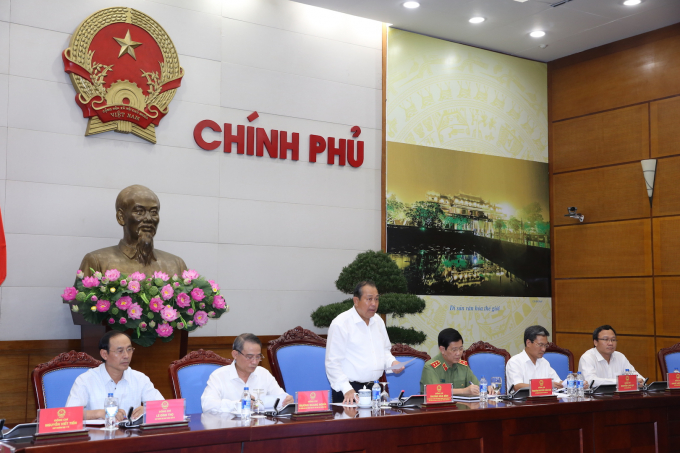 Ph&oacute; Thủ tướng Trương H&ograve;a B&igrave;nh chủ tr&igrave; Hội nghị về an to&agrave;n giao th&ocirc;ng.