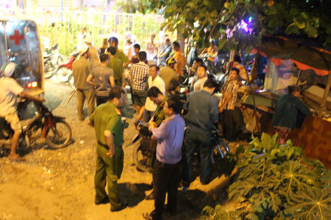 Hiện trường vụ việc.