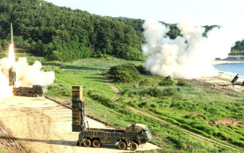 Cuộc tập trận t&ecirc;n lửa của Mỹ v&agrave; H&agrave;n Quốc.