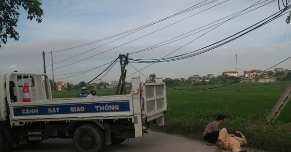 Phú Thọ: Một Trung tá CSGT tử vong do bị xe đâm khi làm nhiệm vụ