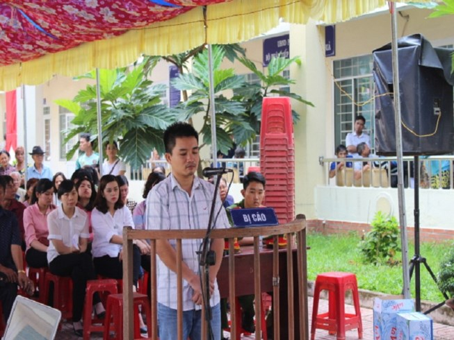 Bị c&aacute;o Trần Mạnh Thống. (Ảnh: b&aacute;o Ph&aacute;p luật TP HCM)