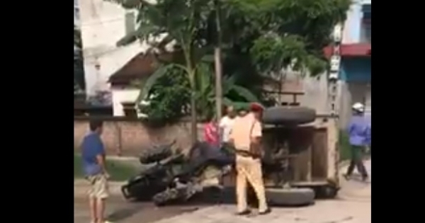 Hà Nội: Xe công nông bị lật khiến tài xế tử vong, Đội trưởng CSGT nói gì?