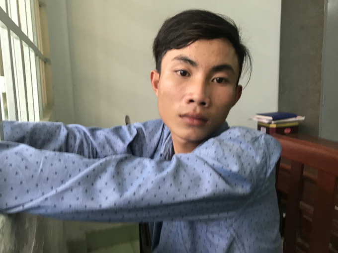 Dương Thanh Hồ tại cơ quan c&ocirc;ng an.