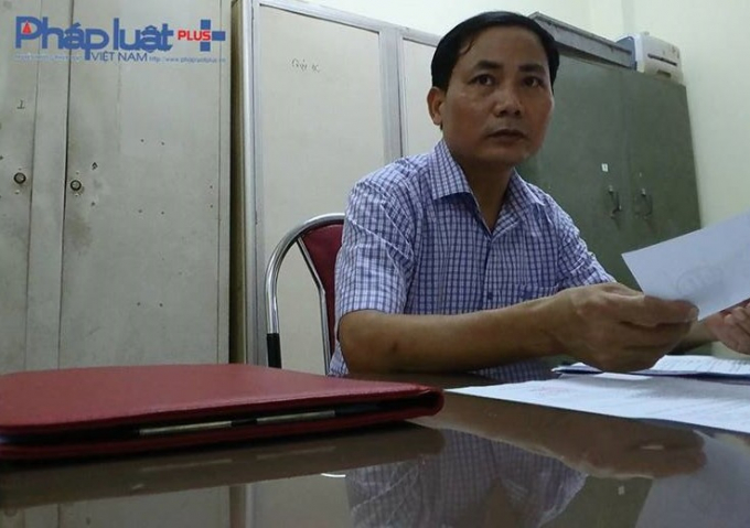 &Ocirc;ng B&ugrave;i Văn Hương - Chủ tịch UBND phường Gia Cẩm. &nbsp;(Ảnh: Tiến Vũ)