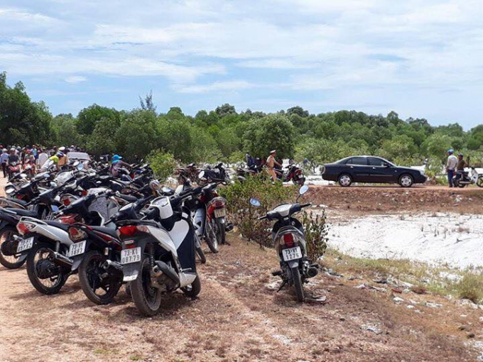 Hiện trường nơi ph&aacute;t hiện thi thể nạn nh&acirc;n. (Ảnh: PPT)