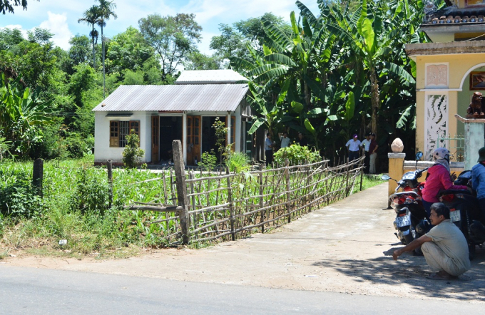 Hiện trường nơi xảy ra vụ việc.