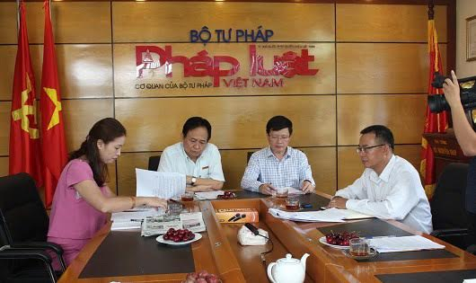 B&aacute;o Ph&aacute;p luật Việt Nam phối hợp n&acirc;ng cao chất lượng, hiệu quả truyền th&ocirc;ng về THADS.