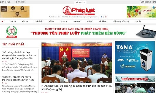Tờ b&aacute;o v&igrave; một x&atilde; hội 'thượng t&ocirc;n ph&aacute;p luật'