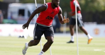 Lukaku có buổi tập đầu tiên ở Manchester United