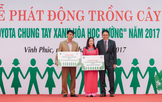Toyota chung tay xanh hoa hoc duong