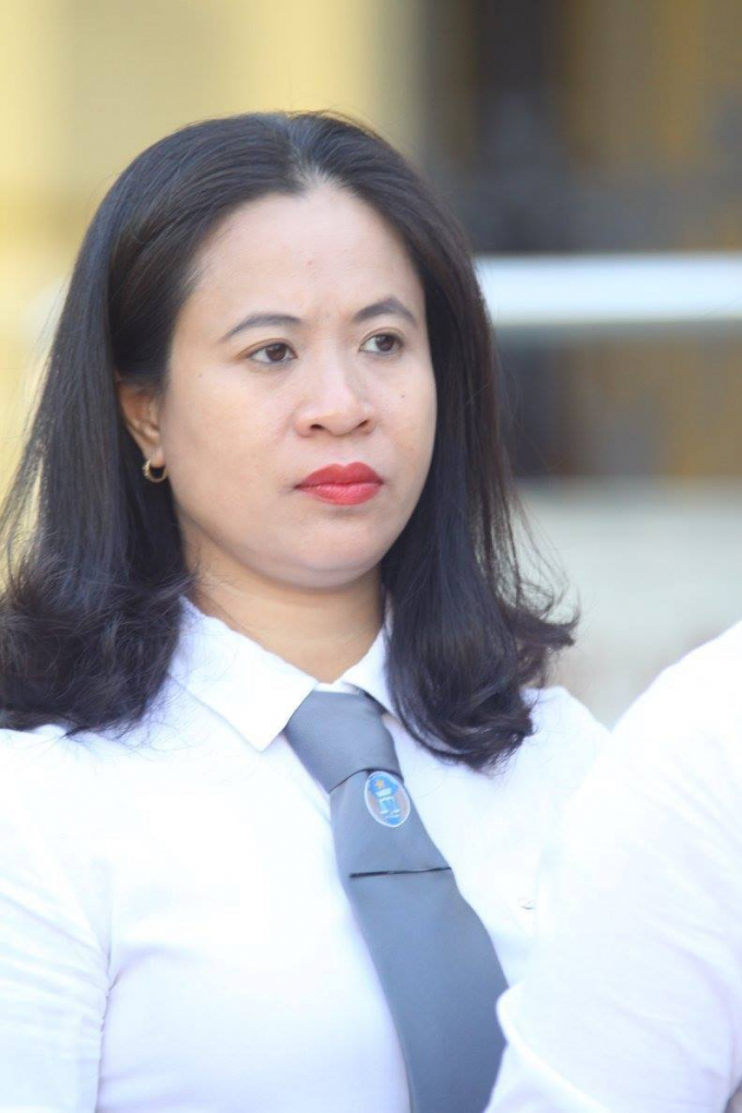 Thạc sĩ Luật sư Mai B&iacute;ch Ng&acirc;n, đo&agrave;n LS TP H&agrave; Nội.