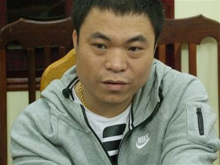 Đối tượng Lương &Aacute; Thượng thời điểm bị bắt.