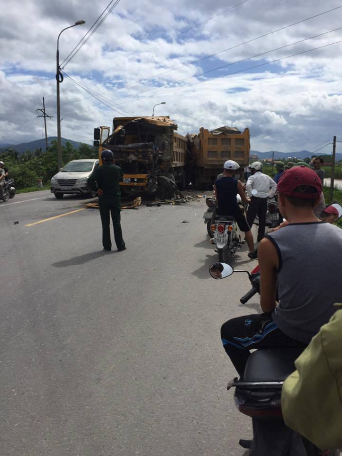 Hiện trường vụ tai nạn.&nbsp;Ảnh FB TTMC24/7