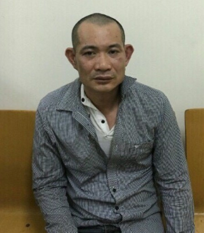 Nguyễn Văn Tuấn tại cơ quan C&ocirc;ng an.