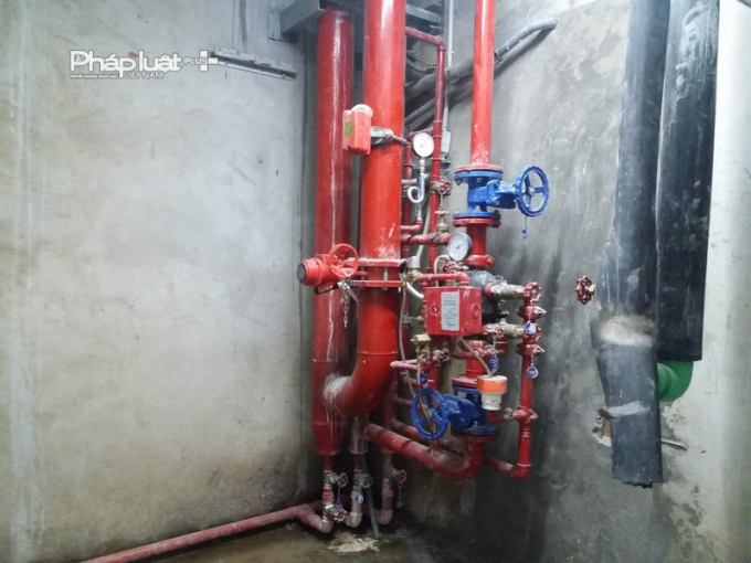 Hệ thống nước vẫn đang được lắp đặt, ho&agrave;n thiện.