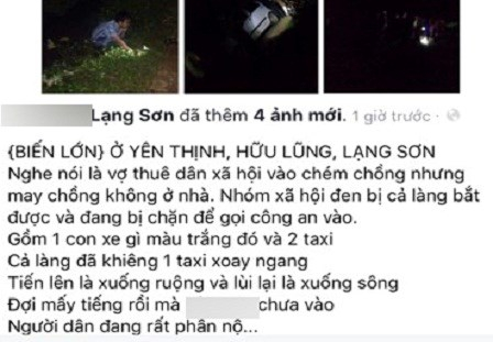 Vụ việc được nhiều t&agrave;i khoản của mạng x&atilde; hội Facebook chia sẻ, đồn đo&aacute;n.