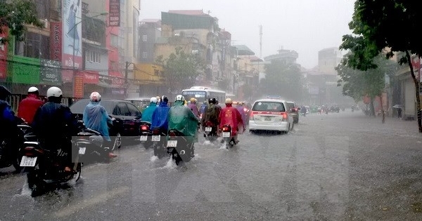 Dự báo thời tiết ngày 20/7: Hà Nội tiếp tục có mưa giông