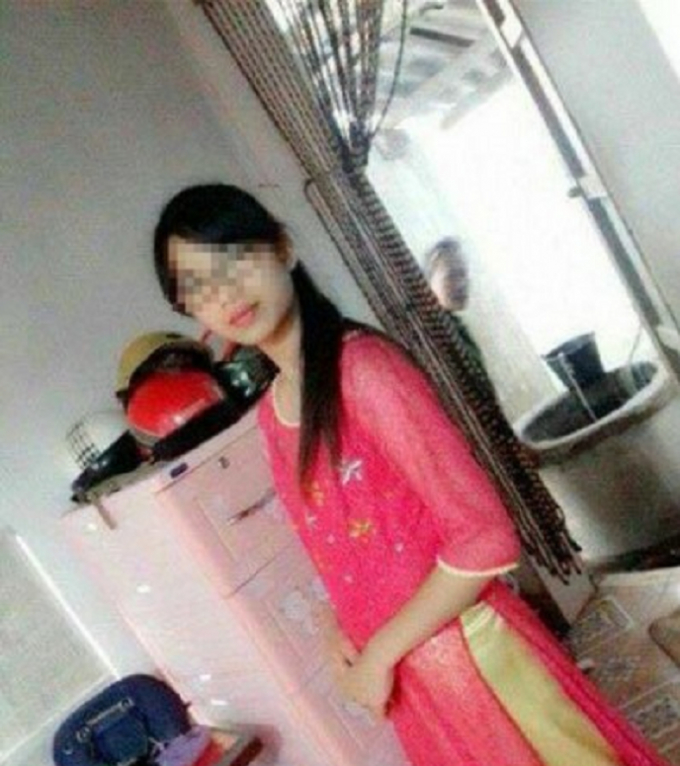 H&igrave;nh ảnh nữ sinh H. trước khi rời nh&agrave;.