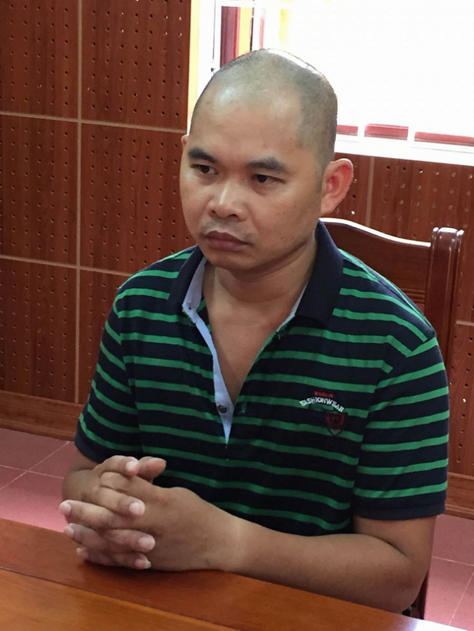 Đối tượng Di&ecirc;n tại cơ quan C&ocirc;ng an.