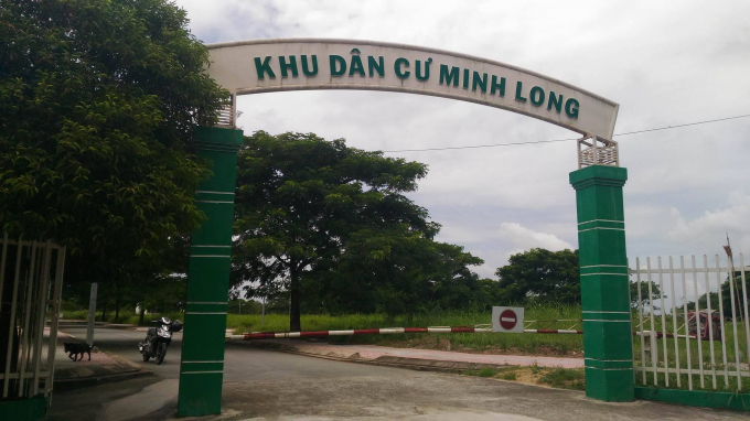 Khu d&acirc;n cư Minh Long, nhiều năm nay người mua nh&agrave; kh&ocirc;ng thể x&acirc;y cất.