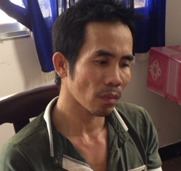 Đối tượng Trần Văn Sỹ tại cơ quan c&ocirc;ng an tỉnh C&agrave; Mau