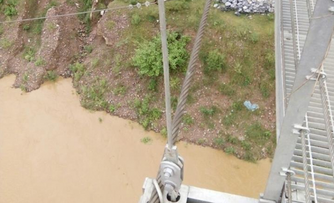 S&ocirc;ng B&ocirc;i, nơi hai học sinh bị đuối nước thương t&acirc;m.