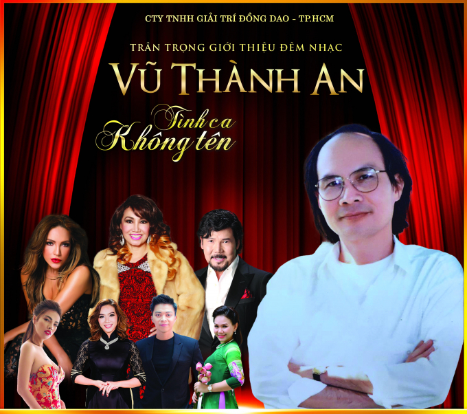 Đ&ecirc;m nhạc T&igrave;nh ca kh&ocirc;ng t&ecirc;n l&agrave; lần cuối xuất hiện tr&ecirc;n s&acirc;n khấu của nhạc sỹ Vũ Th&agrave;nh An.