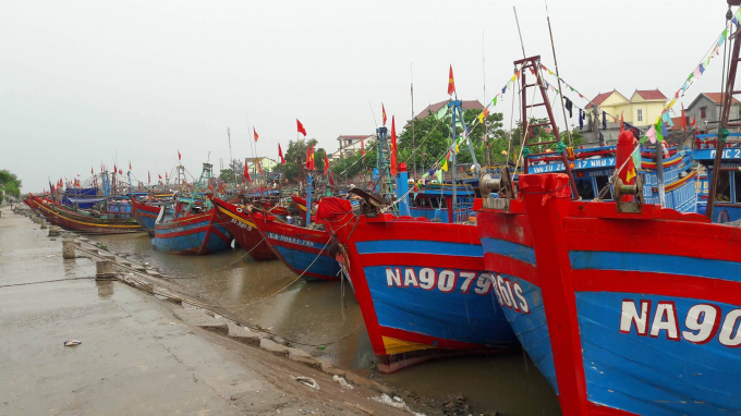 C&ugrave;ng với việc cấm biển, UBND tỉnh Nghệ An y&ecirc;u cầu bằng mọi biện ph&aacute;p phải th&ocirc;ng b&aacute;o, k&ecirc;u gọi t&agrave;u thuyền v&agrave;o nơi tr&aacute;nh, tr&uacute; b&atilde;o an to&agrave;n.