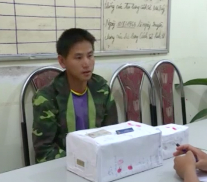 Đối tượng&nbsp;Tếnh Lao V&agrave;ng tại cơ quan điều tra.