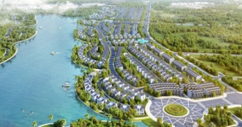 Biệt thự Long Cảnh Vinhomes Thăng Long gây ấn tượng với vị trí đẹp ven hồ