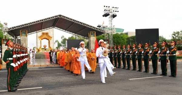 Nghênh rước chân linh anh hùng liệt sỹ về di tích lịch sử văn hóa quốc gia