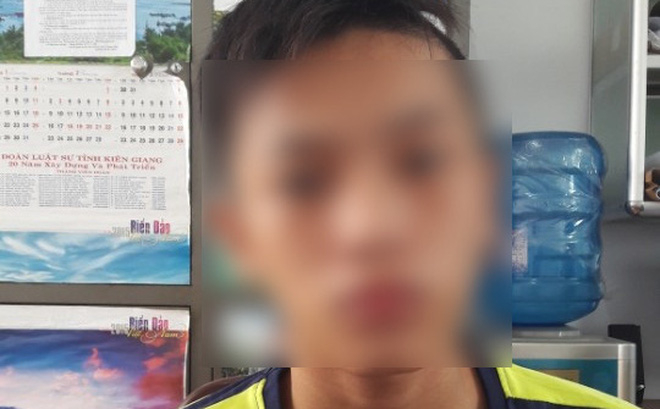 Chu Quang Đạt tại cơ quan c&ocirc;ng an. (Ảnh: b&aacute;o&nbsp;C&ocirc;ng an nh&acirc;n d&acirc;n)