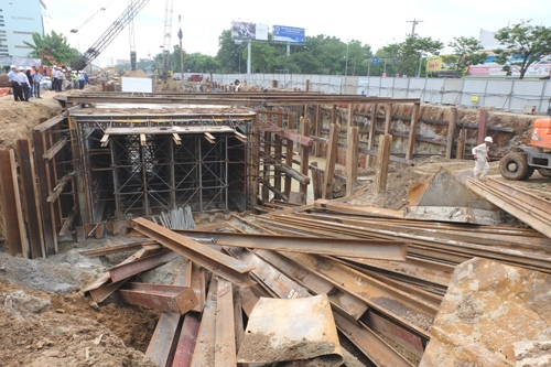 Phần hầm k&iacute;n hầm chui Điện Bi&ecirc;n Phủ - Nguyễn Tri Phương.