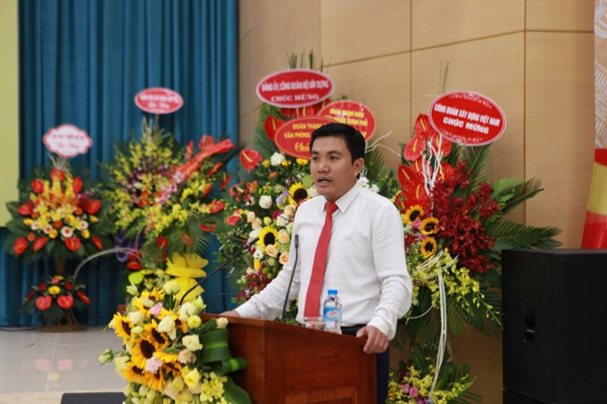 Đồng ch&iacute; Nguyễn Hữu Ngọc - Ph&oacute; B&iacute; thư Đo&agrave;n Khối c&aacute;c cơ quan Trung ương đ&aacute;nh gi&aacute; rất cao qu&aacute; tr&igrave;nh chuẩn bị tổ chức đại hội lần n&agrave;y của Đo&agrave;n TN Bộ X&acirc;y dựng.