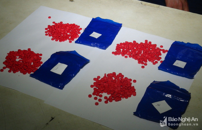 Tang vật vụ &aacute;n. (Ảnh b&aacute;o Nghệ An)