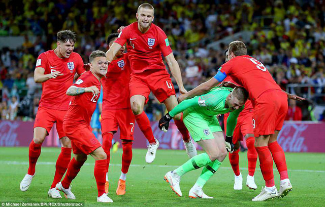 Đội tuyển Anh lần đầu gi&agrave;nh chiến thắng ở loạt s&uacute;t lu&acirc;n lưu tại World Cup